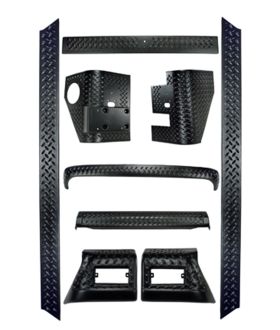 Rugged Ridge 11650.50 Body Armor Kit