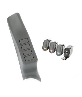 Rugged Ridge 17235.88 A Pillar Switch Pod Kit