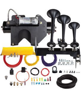 Kleinn Automotive Air Horns HDKIT-730 Train Horn And Onboard Air System w/Horn
