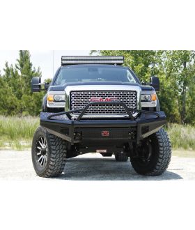 Fab Fours GM14-S3162-1 Black Steel Front Ranch Bumper