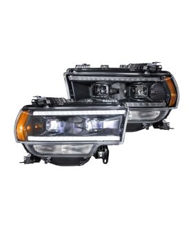 Morimoto XB Hybrid LED Headlights: Dodge Ram HD (2019+) (Pair / ASM)