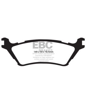 EBC Brakes DP61891 EBC 6000 Series Greenstuff Truck/SUV Brakes Disc Pads