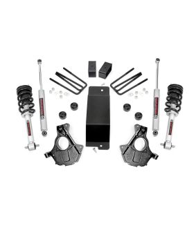 Rough Country 11932 3.5 Inch Lift Kit | Cast Steel LCA| N3 Strut | Chevy/GMC 1500 (07-13)