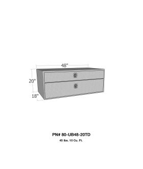 Westin 80-UB48-20TD Brute UnderBody Tool Box