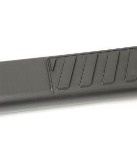 Dee Zee DZ16101 Textured Black Steel Side Steps 6 in. Oval Cab Length