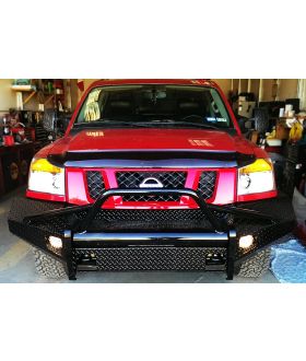 Fab Fours NT04-K1760-1 Black Steel Front Ranch Bumper