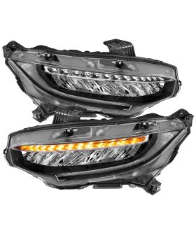 Anzo USA 121527 Projector Headlight Set