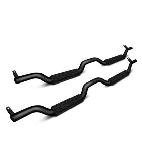 Rampage 26628 Slimline 2 in. Round Side Bar Cab Length