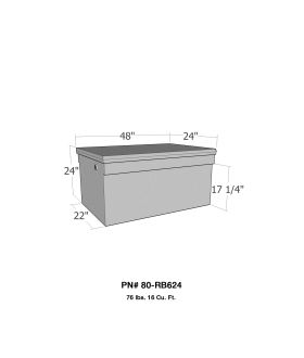 Westin 80-RB624 Brute Maximus Chest Box