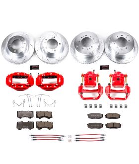 Power Stop KCH11176-36 Z36 Extreme Performance Truck And Tow 1-Click Brake Kit w/Calipers And Hoses