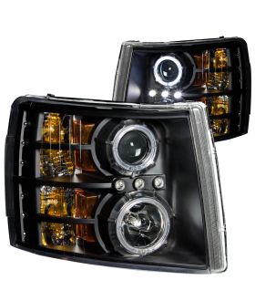 Anzo USA 111107 Projector Headlight Set w/Halo