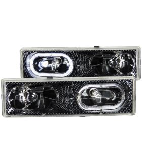 Anzo USA 111005 Crystal Headlight Set w/Halo