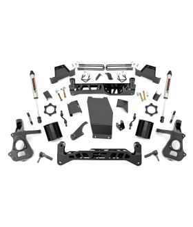 Rough Country 17470 7 Inch Lift Kit | Alum/Stamp Steel | V2 | Chevy/GMC 1500 (14-18)