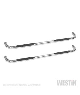 Westin 23-4080 E-Series Round Step Bar Cab Length