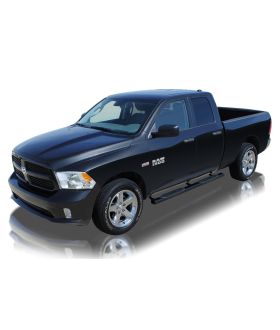 Raptor 0702-0526MB Powdercoat Steel Black Magnum Oval Step Tubes