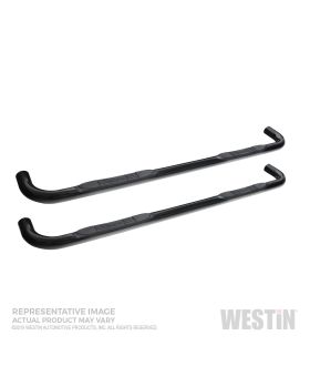 Westin 23-4125 E-Series Round Step Bar Cab Length