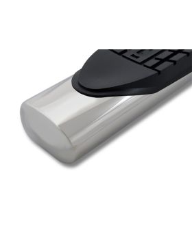 Raptor 1003-0194 Stainless Steel Polished Magnum Oval Step Tubes Wheel To Wheel