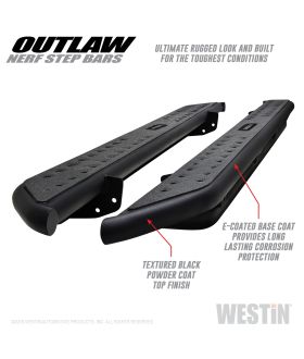 Westin 58-53935 Outlaw Nerf Step Bars