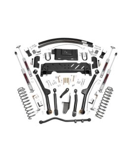 Rough Country 68922 4.5 Inch Lift Kit | Long Arm | RR AAL | NP231 | Jeep Cherokee XJ (84-01)