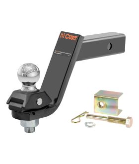 CURT 45144 RockerBall Adjustable Cushion Hitch Ball Mount
