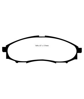 EBC Brakes DP61316 EBC 6000 Series Greenstuff Truck/SUV Brakes Disc Pads
