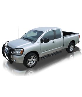 Raptor 0807-0195B Powdercoat Steel Black Magnum Oval Step Tubes