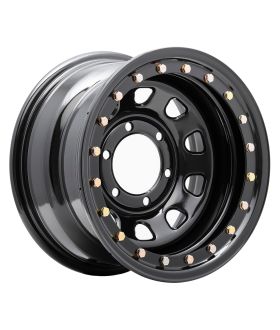 Pro Comp Steel Wheels 252-6183 Rock Crawler Series 252 Black D-Window Wheel