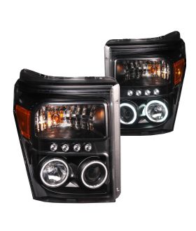 Anzo USA 111271 Projector Headlight Set w/Halo