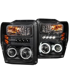 Anzo USA 111168 Projector Headlight Set w/Halo