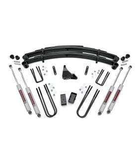 Rough Country 49530 4 Inch Lift Kit | Rear Blocks | Ford Super Duty 4WD (1999-2004)