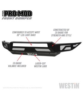 Westin 58-41215 Pro-Mod Front Bumper