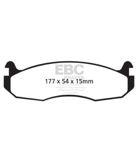 EBC Brakes DP71786 EBC 7000 Series Greenstuff Low Dust Truck/SUV Brake Pads