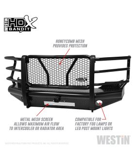 Westin 58-31115 HDX Bandit Front Bumper