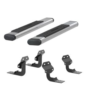 ARIES 4444028 The Standard 6 in. Oval Nerf Bar w/Mounting Brackets