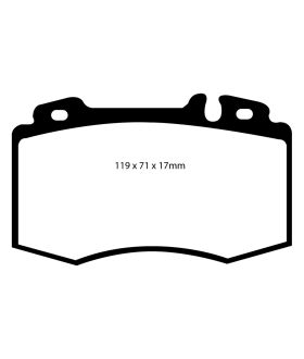EBC Brakes DP61363 EBC 6000 Series Greenstuff Truck/SUV Brakes Disc Pads