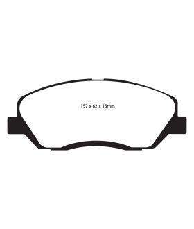 EBC Brakes DP61783 EBC 6000 Series Greenstuff Truck/SUV Brakes Disc Pads