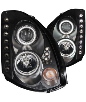 Anzo USA 121363 Projector Headlight Set w/Halo