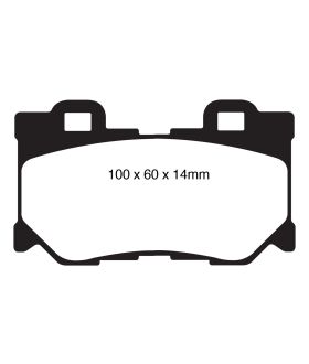 EBC Brakes DP61824 EBC 6000 Series Greenstuff Truck/SUV Brakes Disc Pads