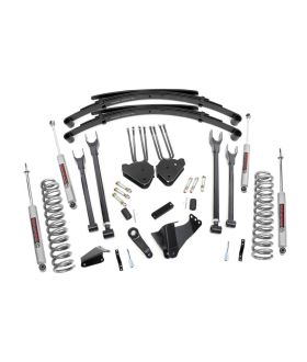 Rough Country 583.20 6 Inch Lift Kit | Gas | 4 Link | RR Spring | Ford Super Duty (05-07)