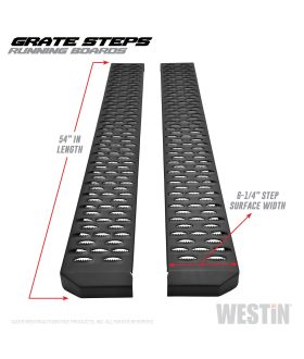 Westin 27-74705 Grate Steps Running Board