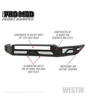 Westin 58-41045 Pro-Mod Front Bumper