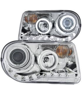 Anzo USA 121250 Projector Headlight Set w/Halo