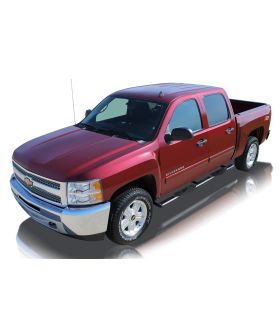 Raptor 0701-0020MB Powdercoat Steel Black Magnum Oval Step Tubes