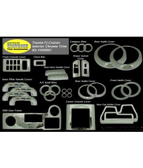 Putco 409001 Chrome Interior Trim Accessory Kit