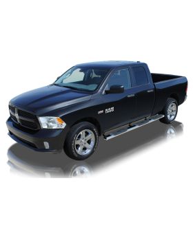 Raptor 1002-0104M Stainless Steel Polished Magnum Oval Step Tubes Wheel To Wheel