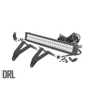 Rough Country 70781 Hidden Bumper Chrome Series LED Light Bar Kit