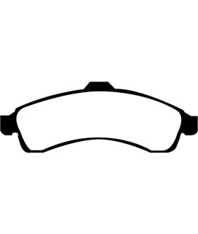 EBC Brakes DP61618 EBC 6000 Series Greenstuff Truck/SUV Brakes Disc Pads