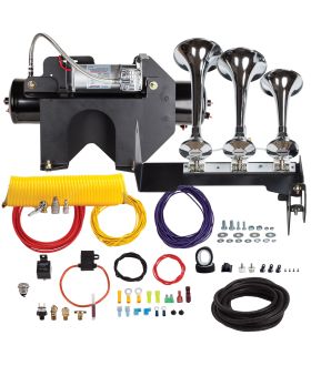 Kleinn Automotive Air Horns HDKIT-630 Train Horn And Onboard Air System w/Horn