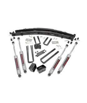 Rough Country 300.20 4 Inch Lift Kit | Rear Blocks | Dodge W100 Truck/W200 Truck (70-74)