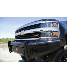 Fab Fours CH11-S2761-1 Black Steel Front Ranch Bumper